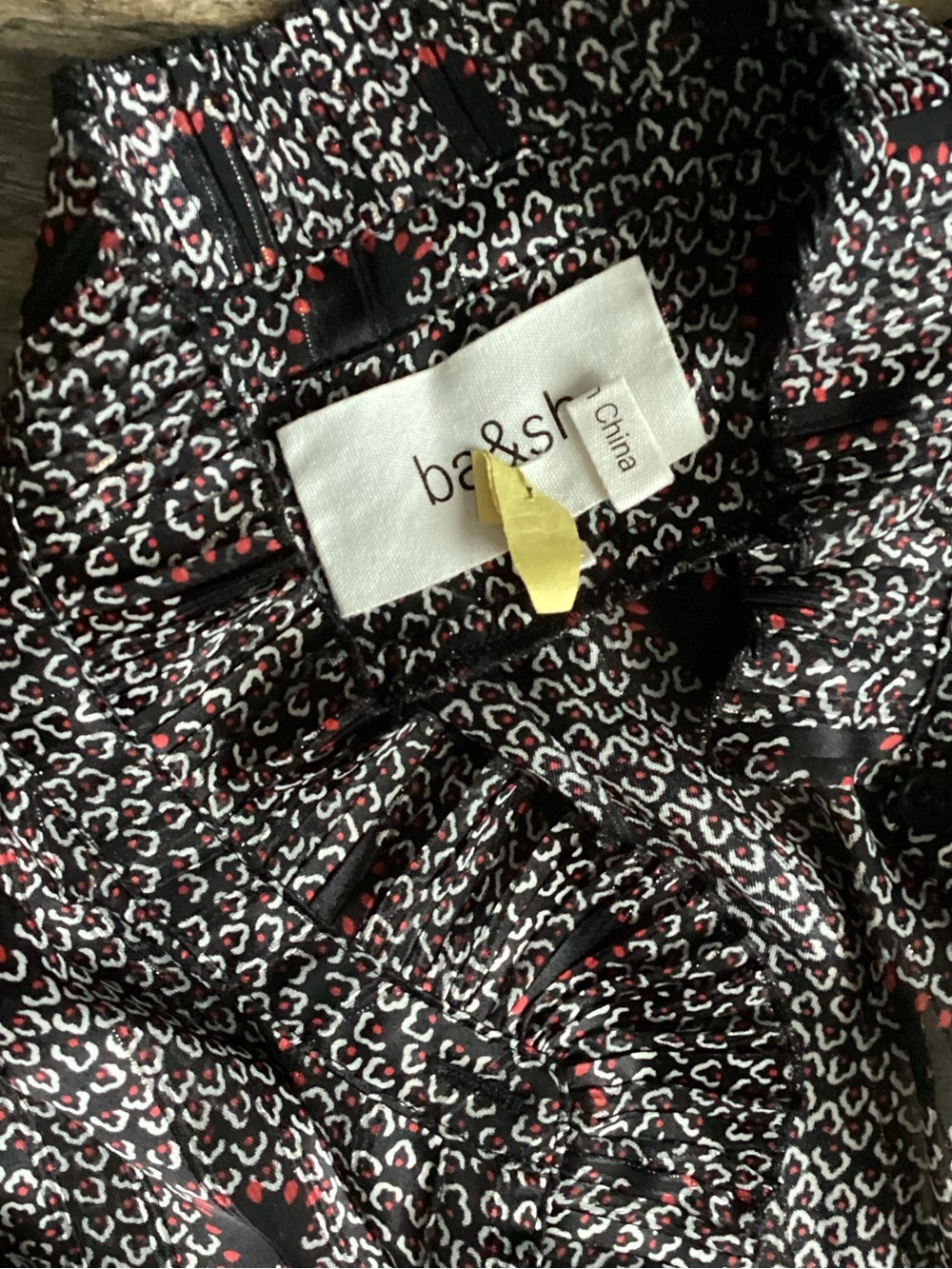 ba & sh Ruffled Button-Front Blouse - Picture 4 of 7